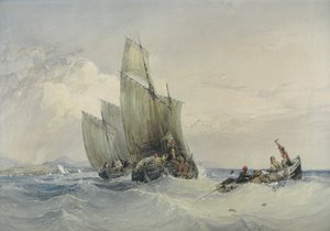 Bateaux de pêche, XIXe siècle